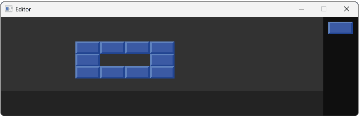 Diagram showing actors snapped to a grid